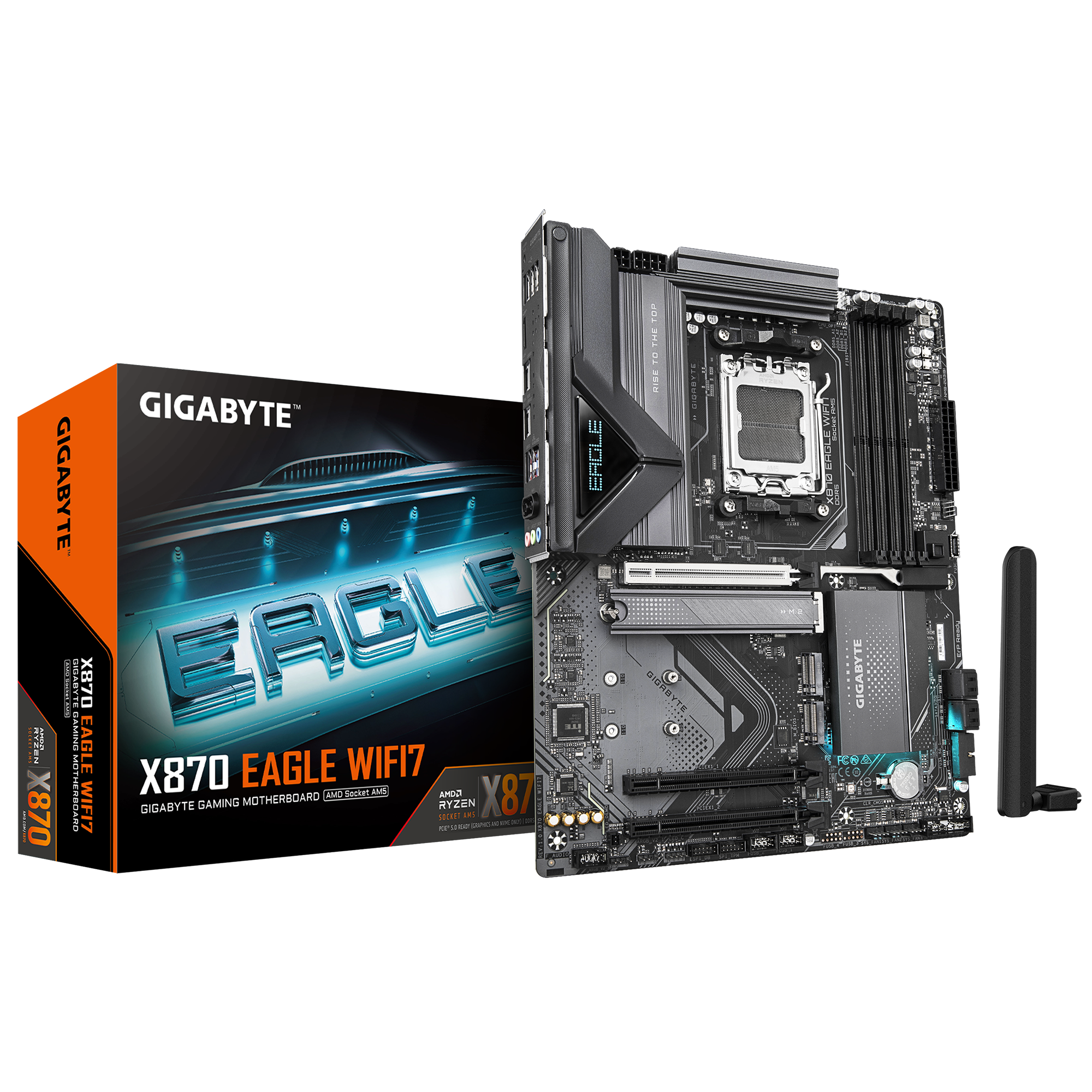 Дънна платка GIGABYTE X870 EAGLE WIFI 7, Socket AM5-4