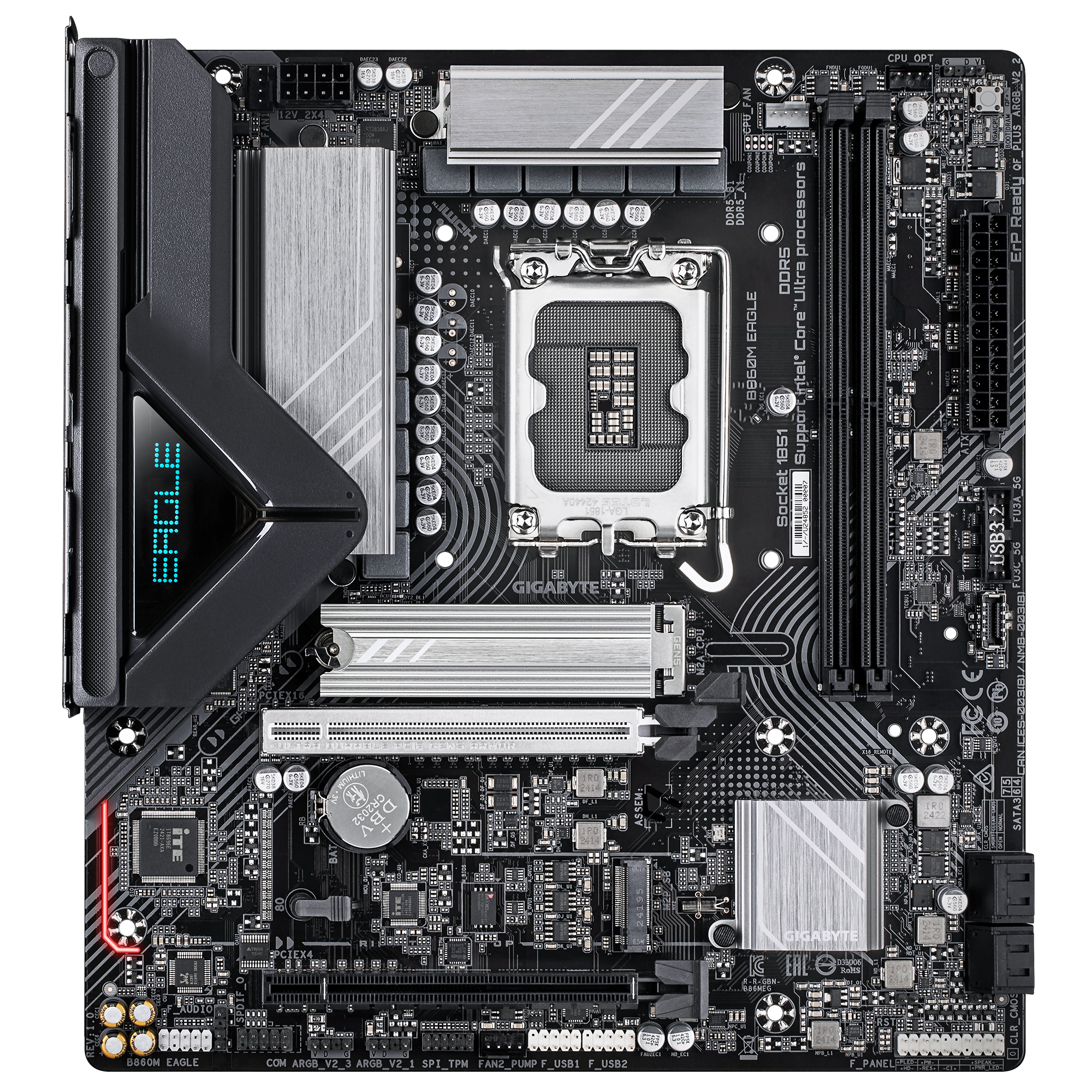 Дънна платка GIGABYTE B860M EAGLE, LGA 1851