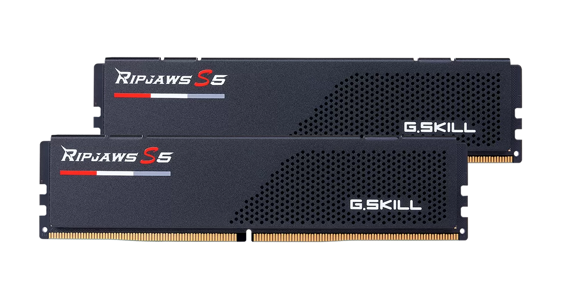 Памет G.SKILL Ripjaws S5 Black 96GB(2x48GB) DDR5 6000MHz - Intel XMP