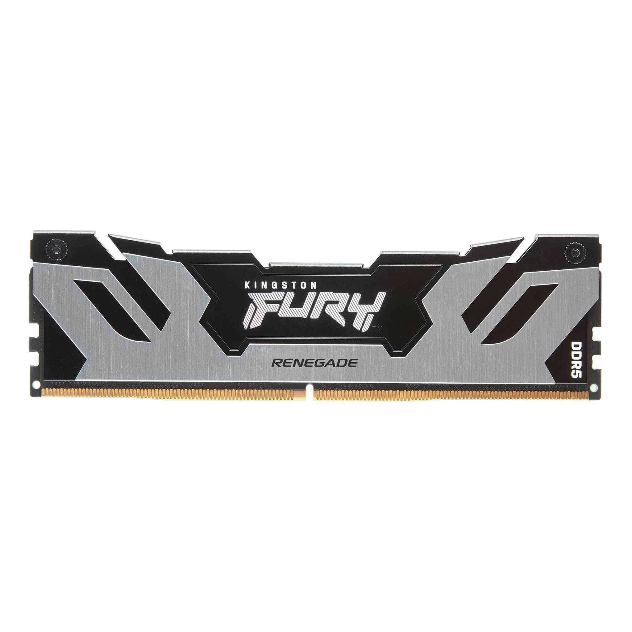 Памет Kingston Fury Renegade Silver/Black 64GB(2x32GB) DDR5 6400MHz CL32 - Intel XMP-2