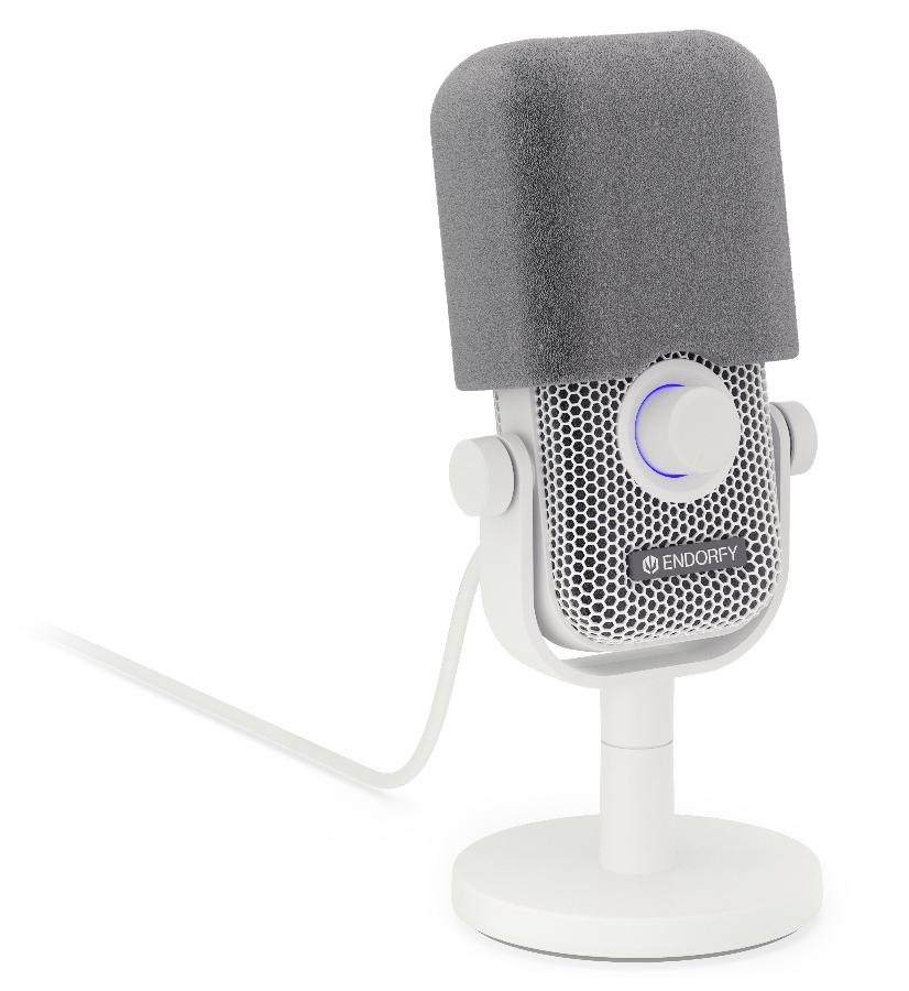 Настолен микрофон ENDORFY Solum Voice S - Onyx White-2