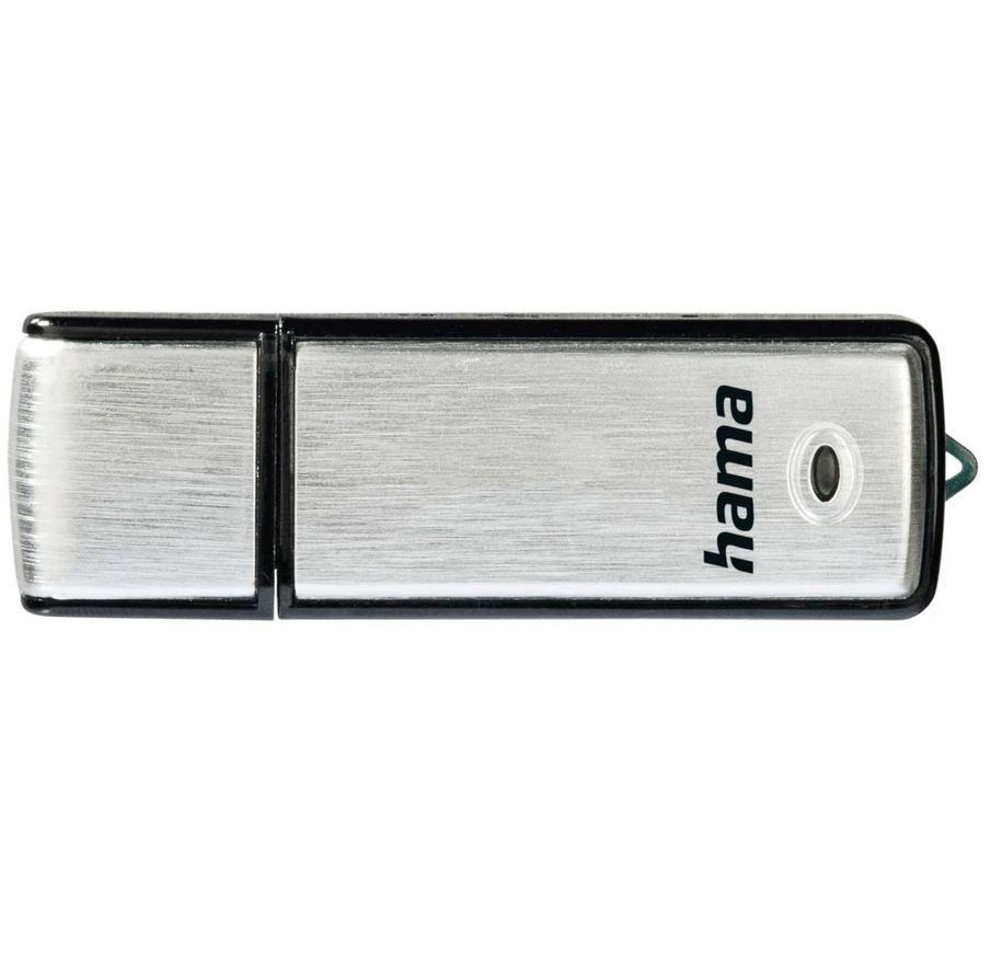 USB памет HAMA &quot;Fancy&quot;, 64GB, Черен/Сребрист-3