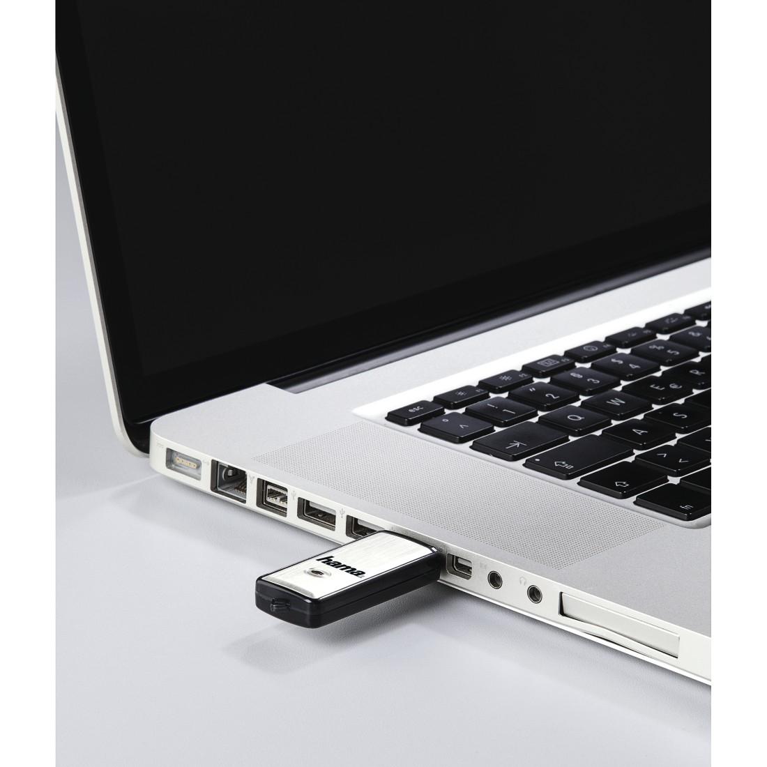 USB памет HAMA &quot;Fancy&quot;, 64GB, Черен/Сребрист-4