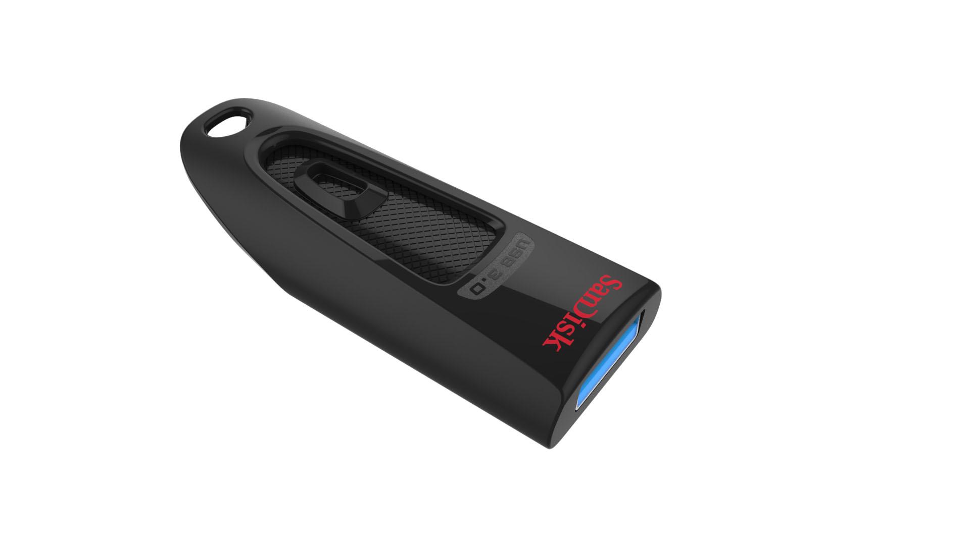 USB памет SanDisk Ultra USB 3.0, 64GB, Черен-1