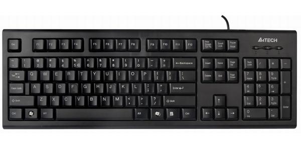 Клавиатура A4tech KR85, USB, Черна-1
