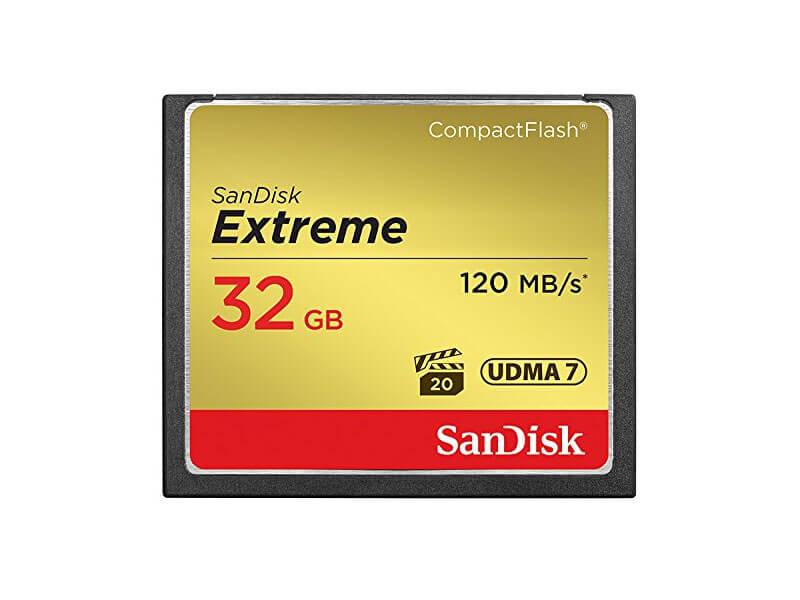 Карта памет SANDISK Extreme&reg; CompactFlash&reg; Memory Card 32Gb