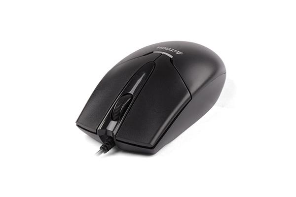 Оптична мишка A4Tech OP 550NU, Черен, USB-2