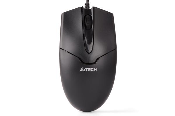 Оптична мишка A4Tech OP 550NU, Черен, USB-4