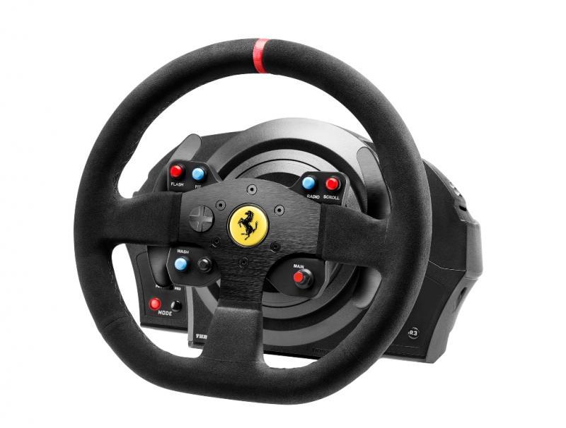 Волан THRUSTMASTER, T300 Ferrari Alcantara Edition, за PC / PS3 / PS4-3
