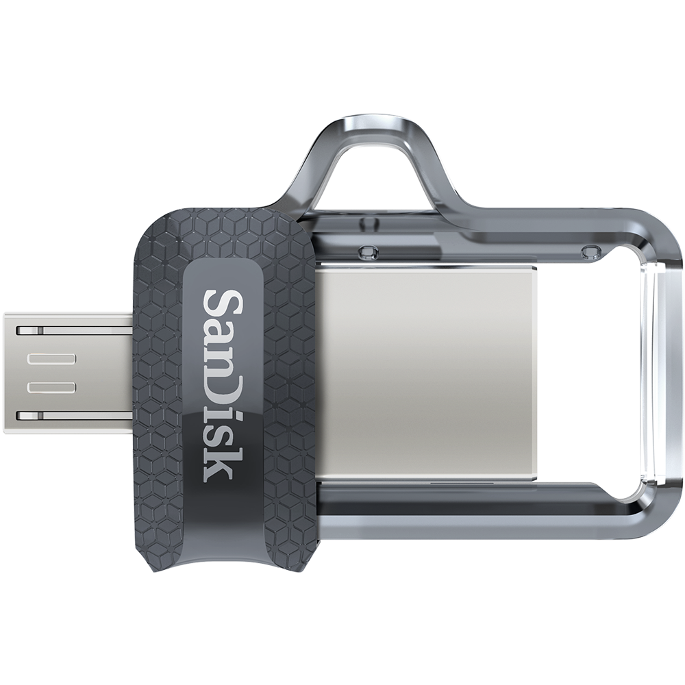 USB памет SanDisk Ultra Dual Drive m3.0, OTG, 16GB, Черен-2