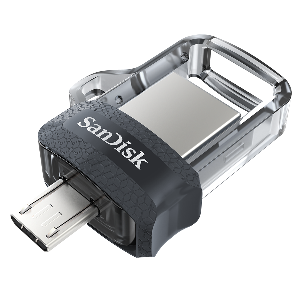 USB памет SanDisk Ultra Dual Drive m3.0, OTG, 16GB, Черен-3