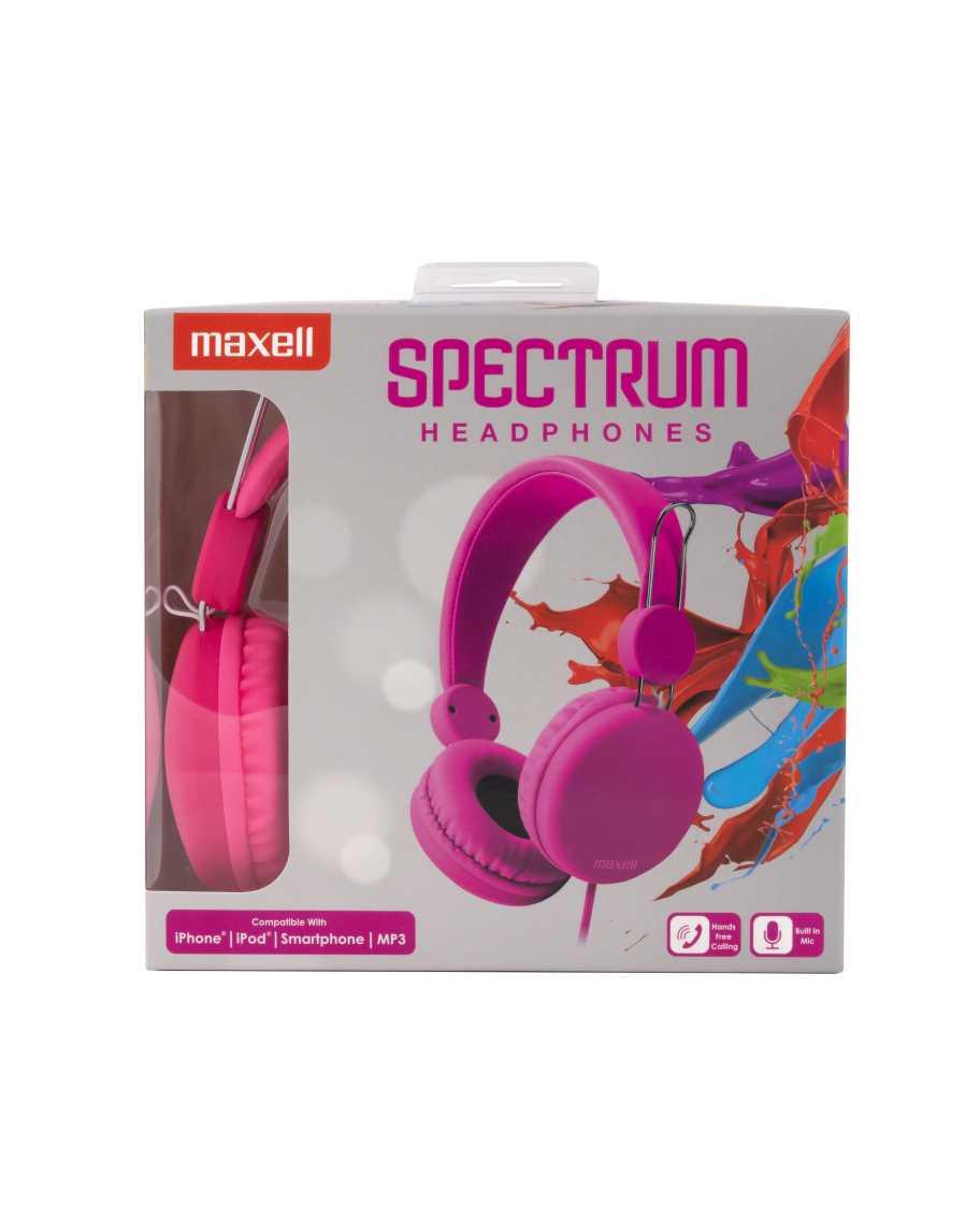 Слушалки с микрофон MAXELL HP SPECTRUM, SMS-10S, Розов-4