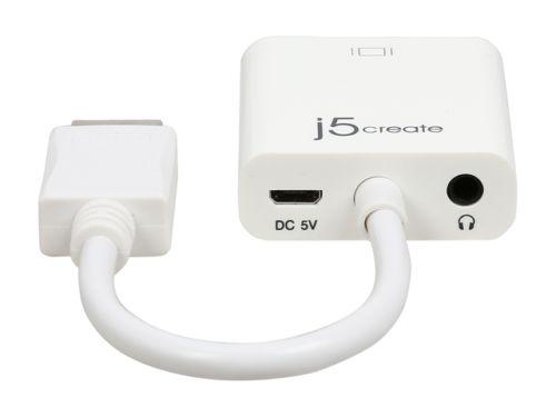 Аудио видео адаптер j5create JDA213 HDMI към VGA-2