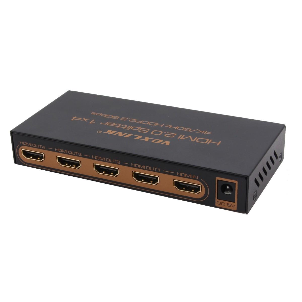 HDMI сплитер ESTILLO HDSP0009M1, 1/4, 4K/60Hz-2