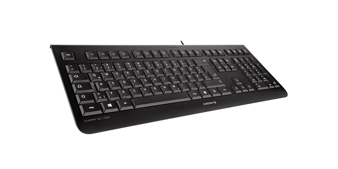 Стандартна клавиатура CHERRY KC 1000, Черен-2