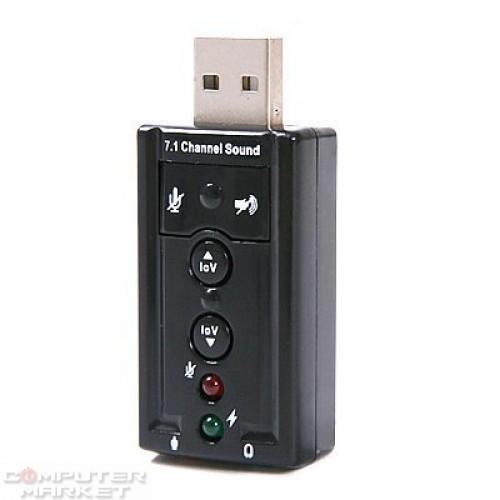 Звукова карта ESTILLO Mini, USB, 7.1-2