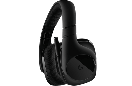 Геймърски слушалки Logitech, G533 DTS 7.1 Surround Sound, Безжични, Микрофон, Черни-4