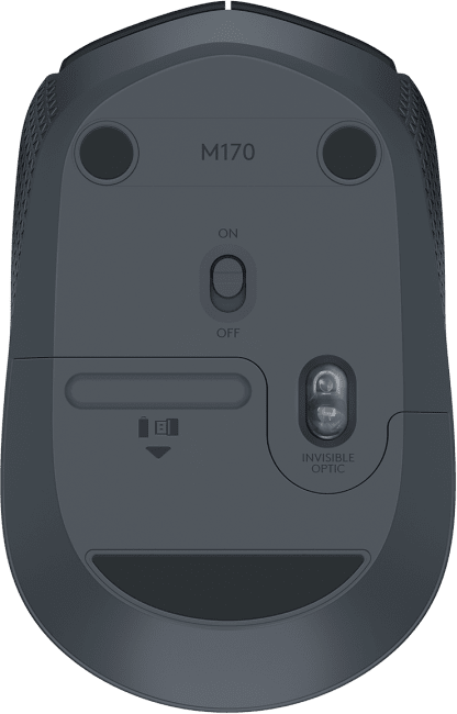 Безжична оптична мишка LOGITECH M171, Черна, USB-4